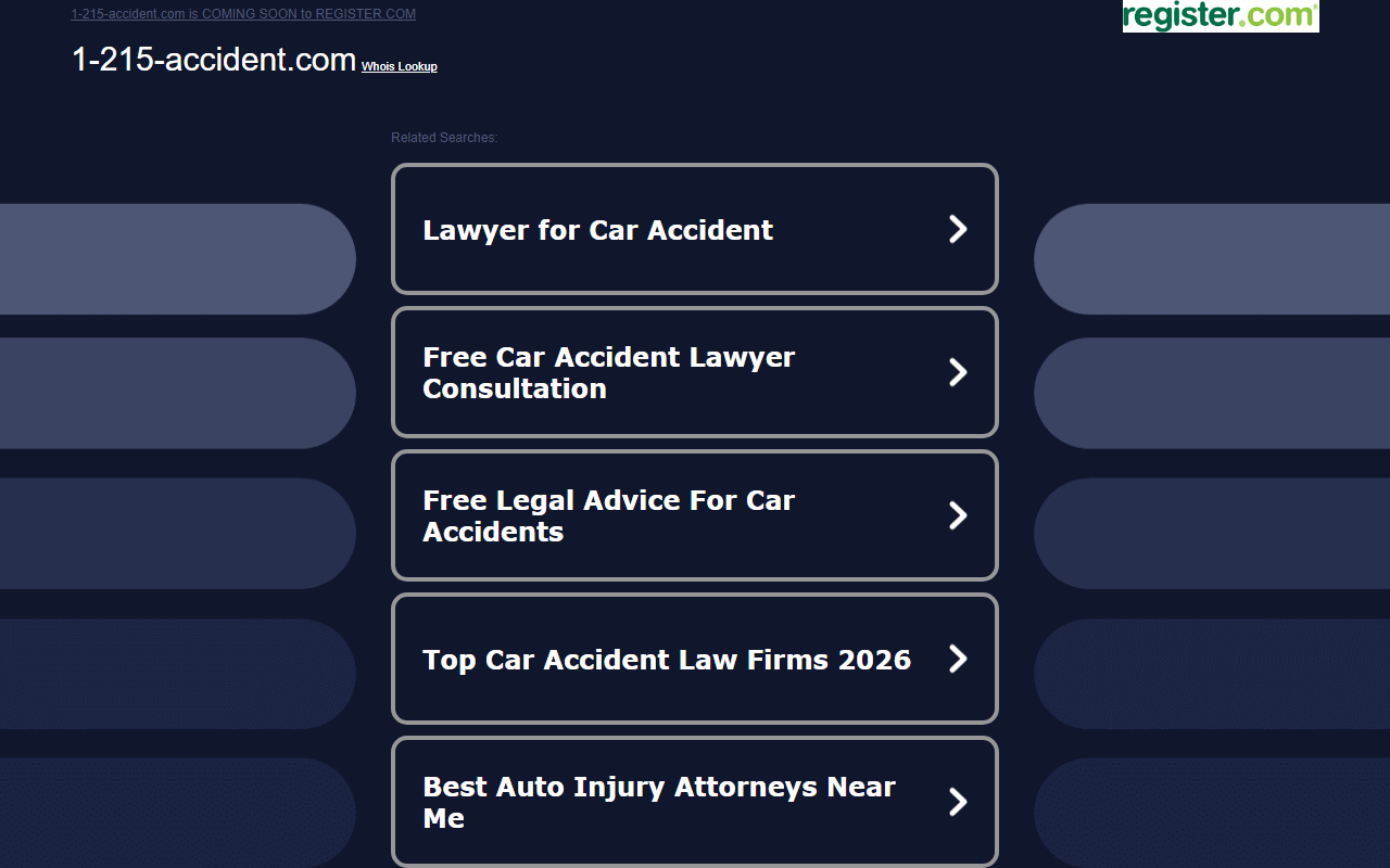 1-215-accident.com screenshot