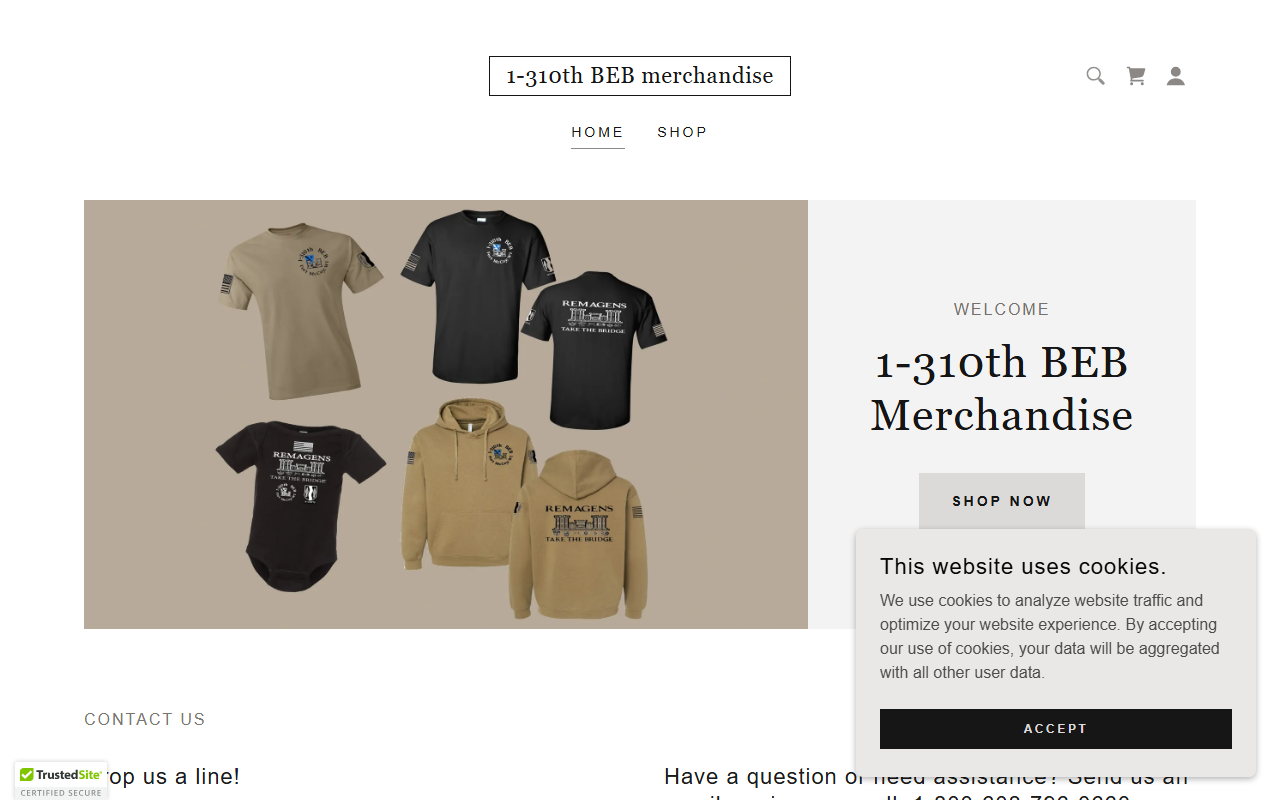1-310thmerch.com screenshot