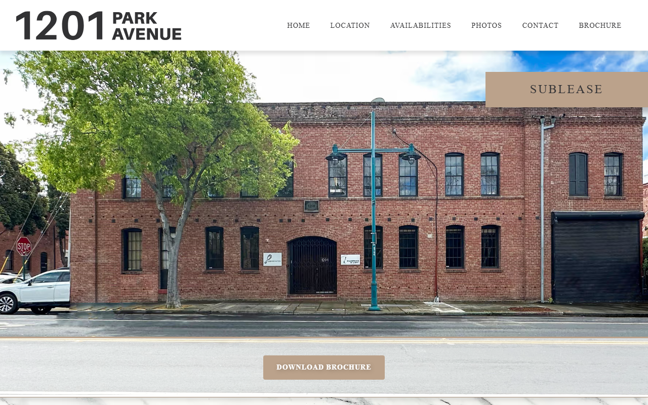 1201parkave.com screenshot