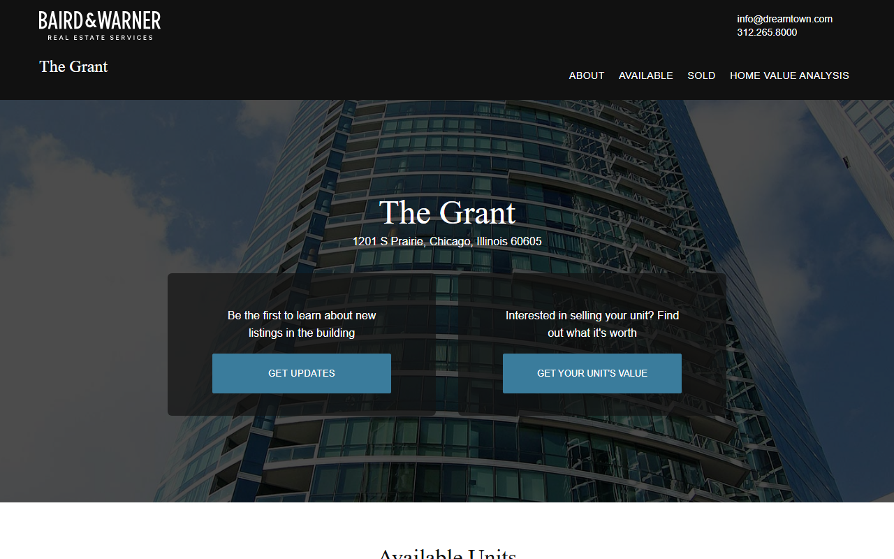 1201prairie.com screenshot