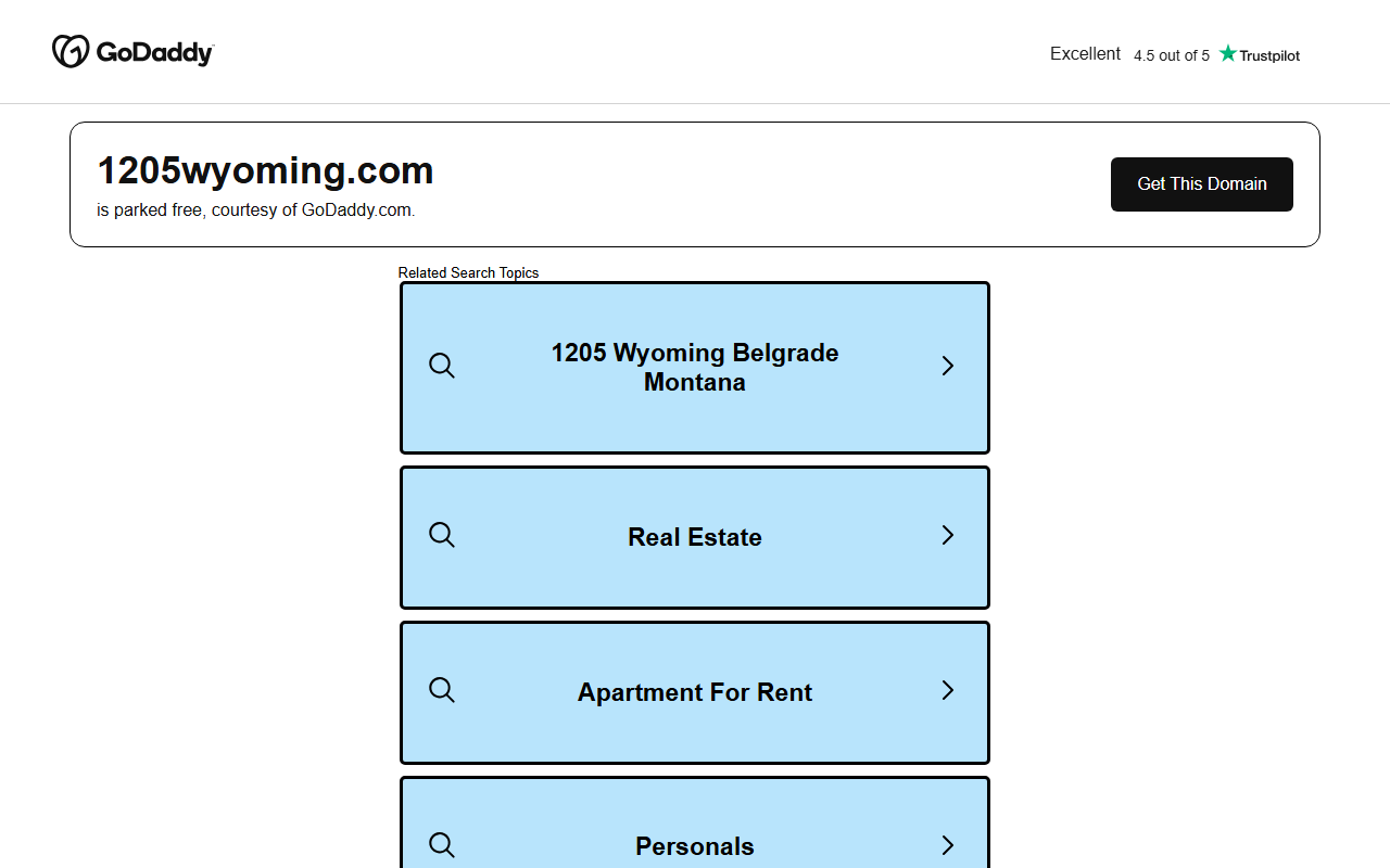 1205wyoming.com screenshot