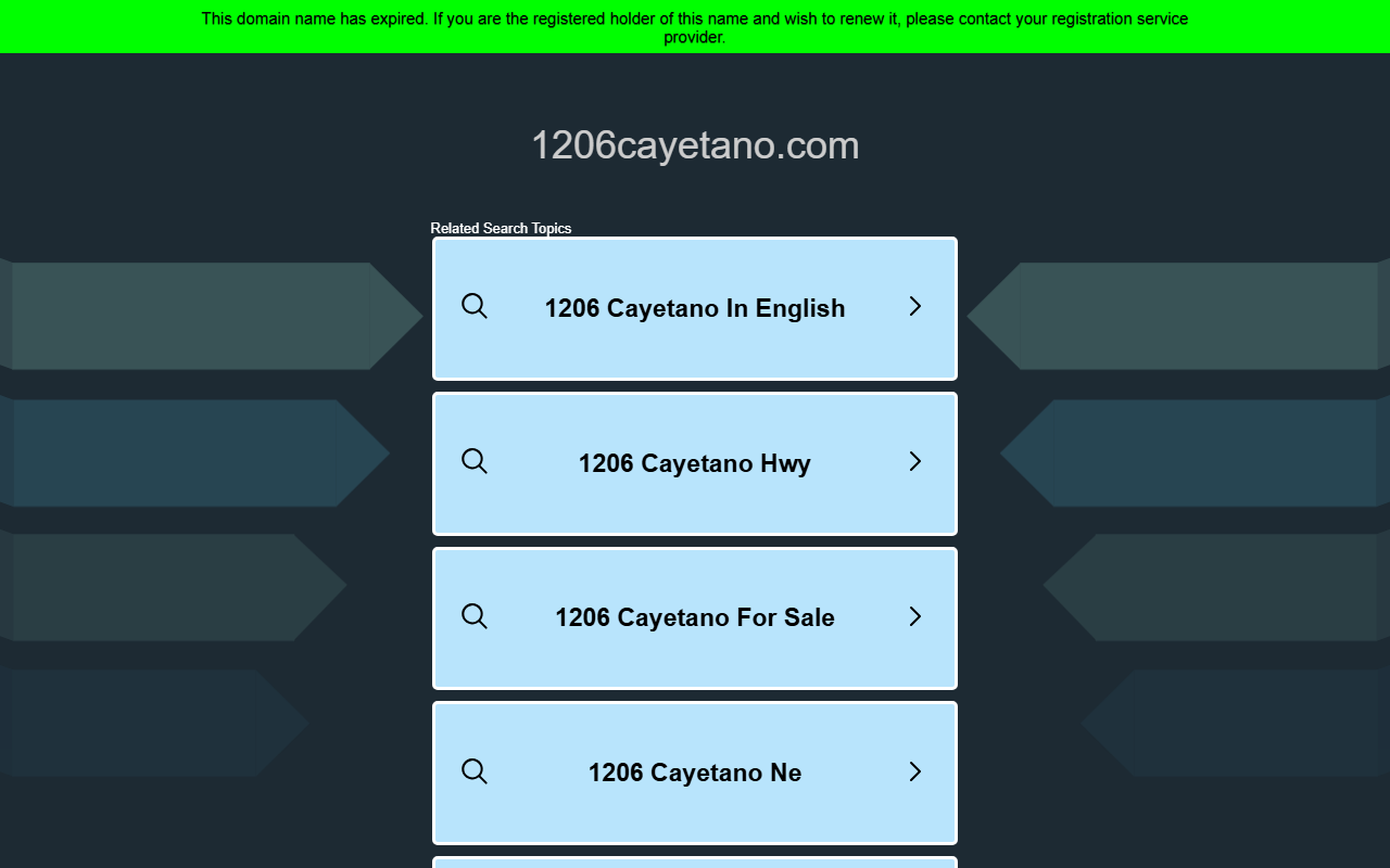 1206cayetano.com screenshot