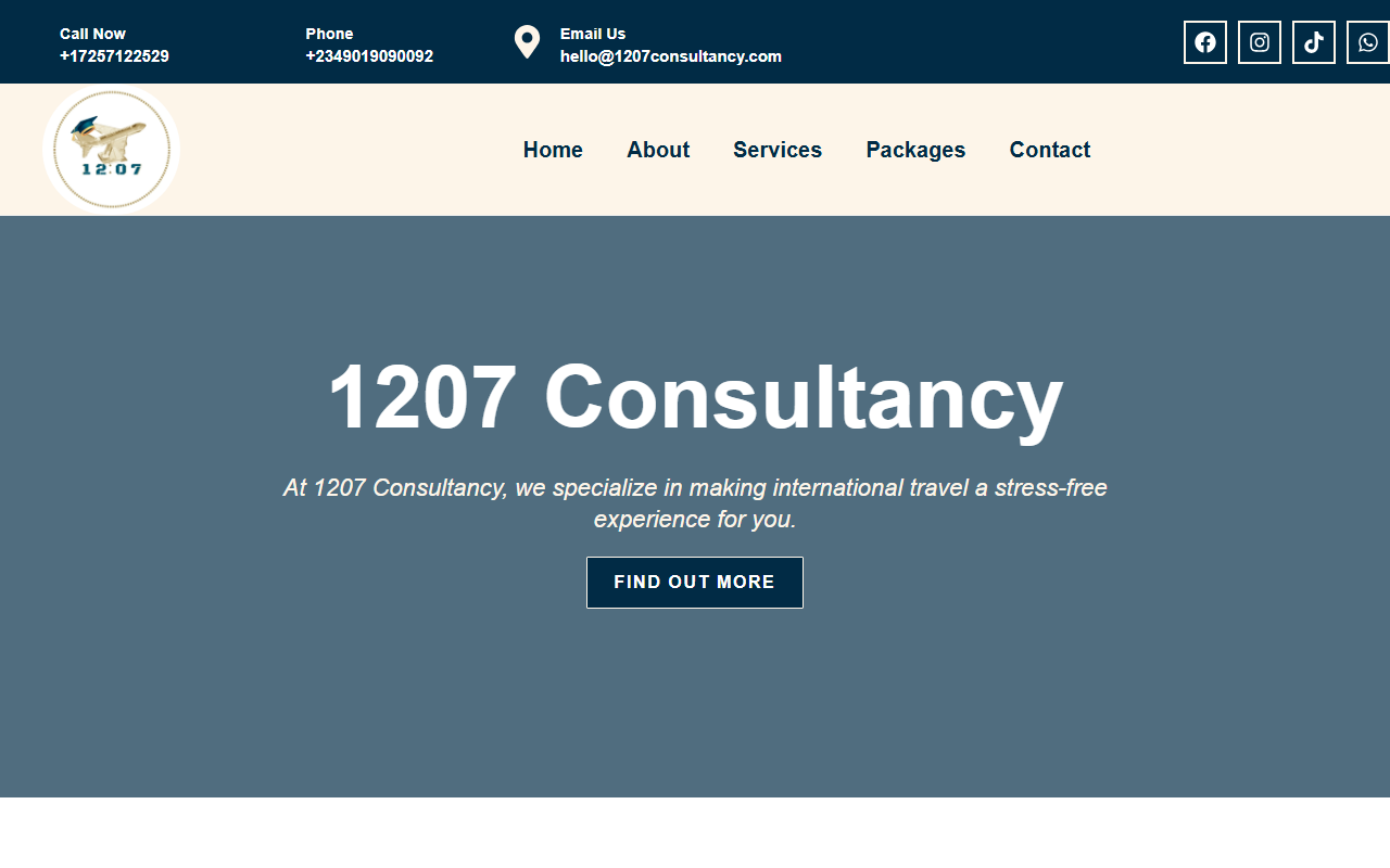 1207consultancy.com screenshot