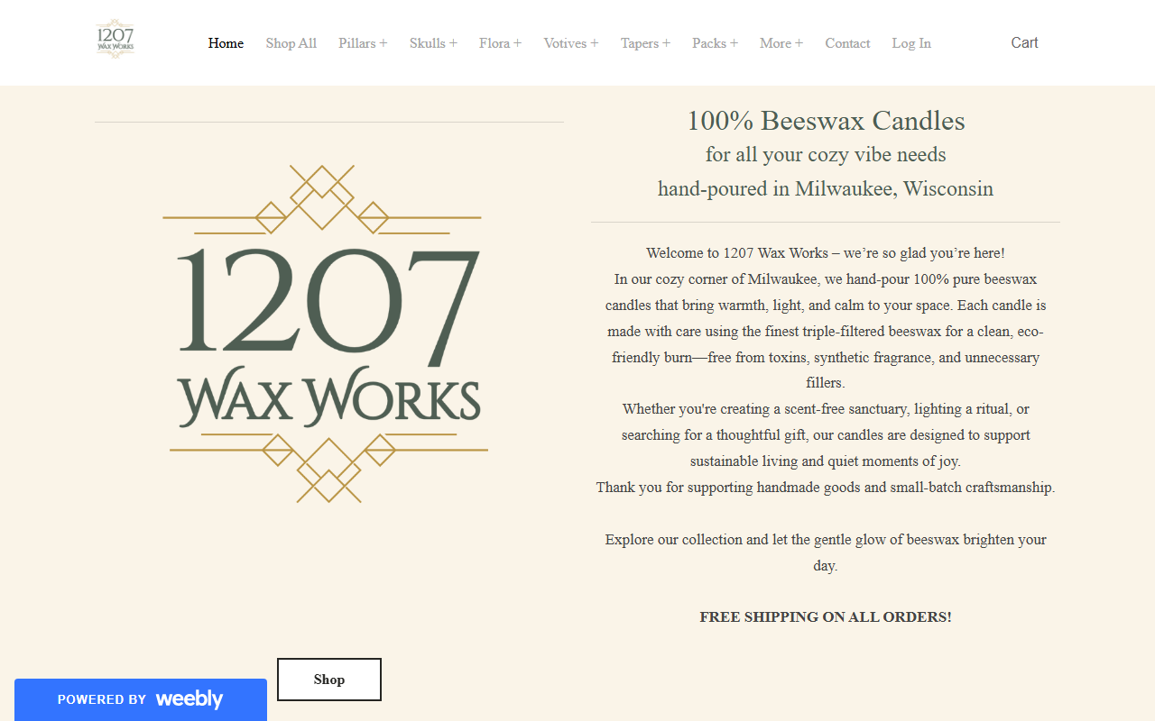 1207waxworks.com screenshot