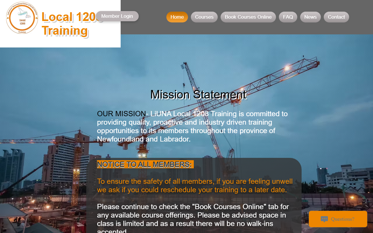 1208training.com screenshot