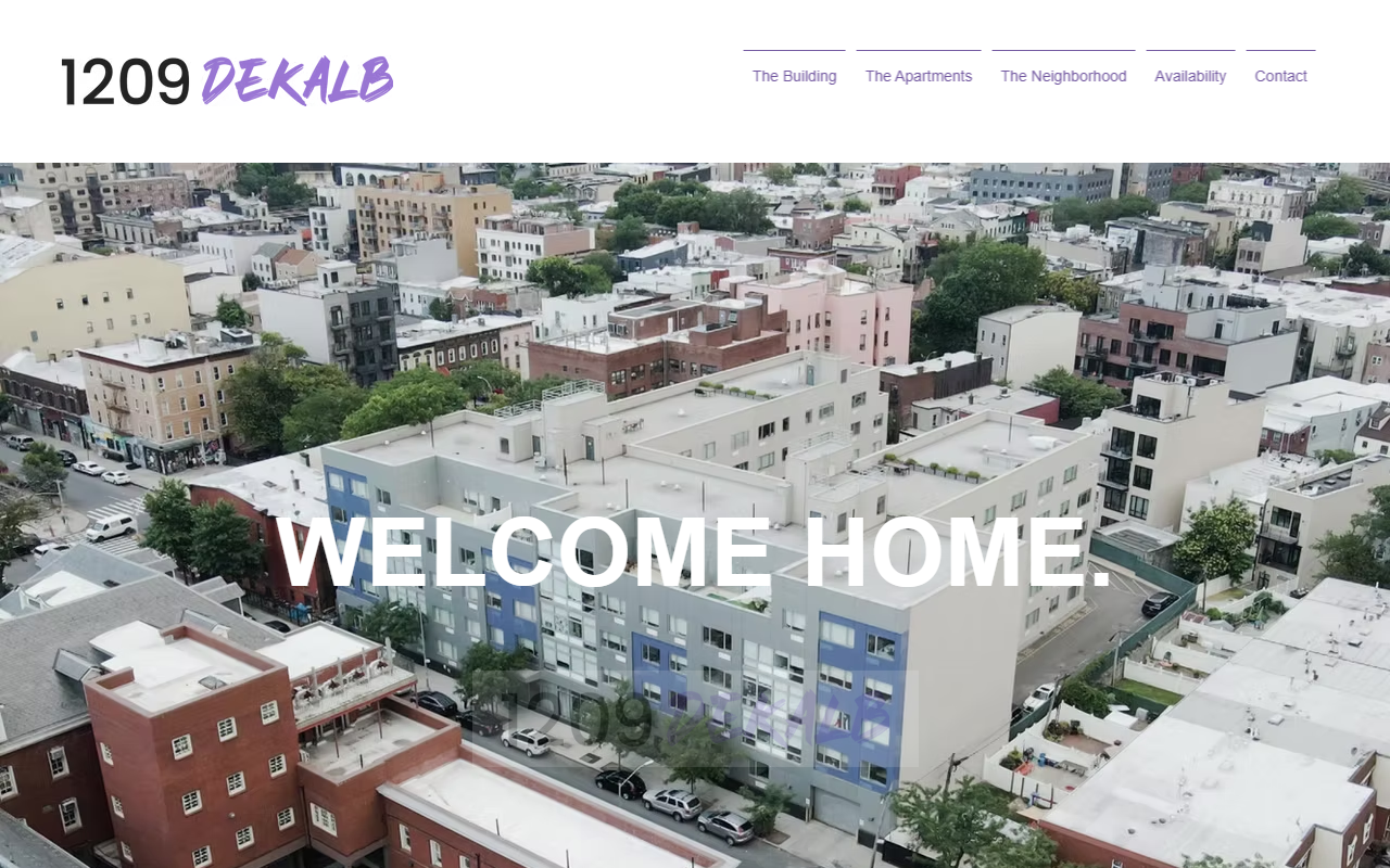 1209dekalbavenue.com screenshot