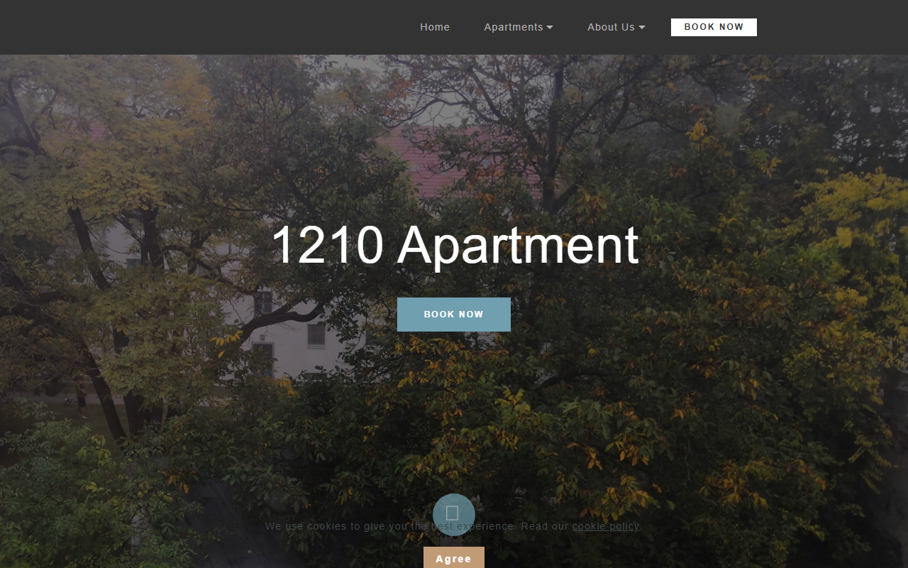 1210apartment.com screenshot