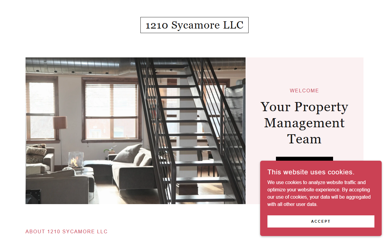 1210sycamorellc.com screenshot