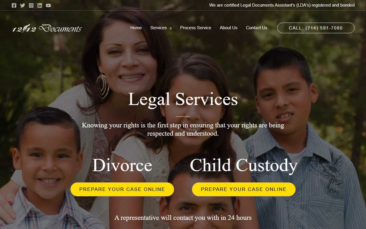 1212documents.com screenshot