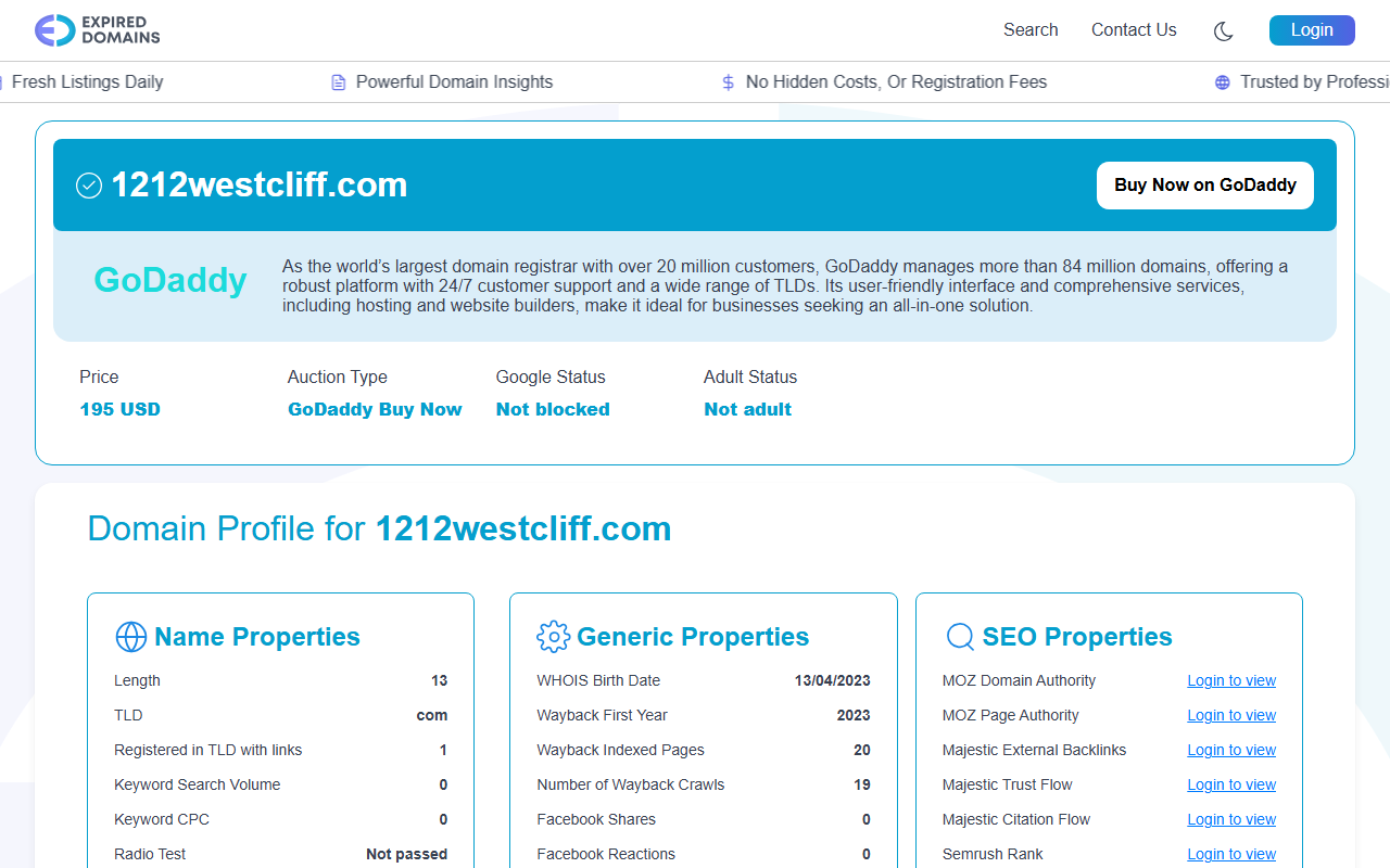 1212westcliff.com screenshot