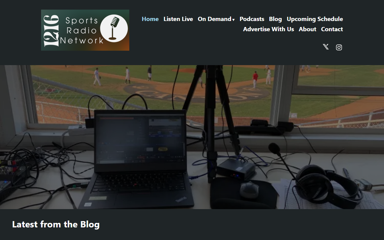 1216sportsradio.com screenshot