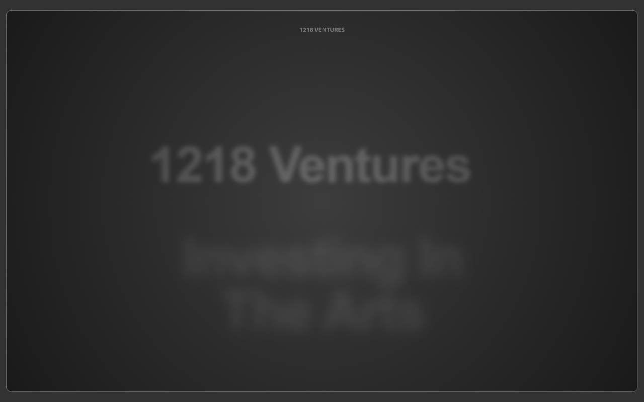 1218ventures.com screenshot