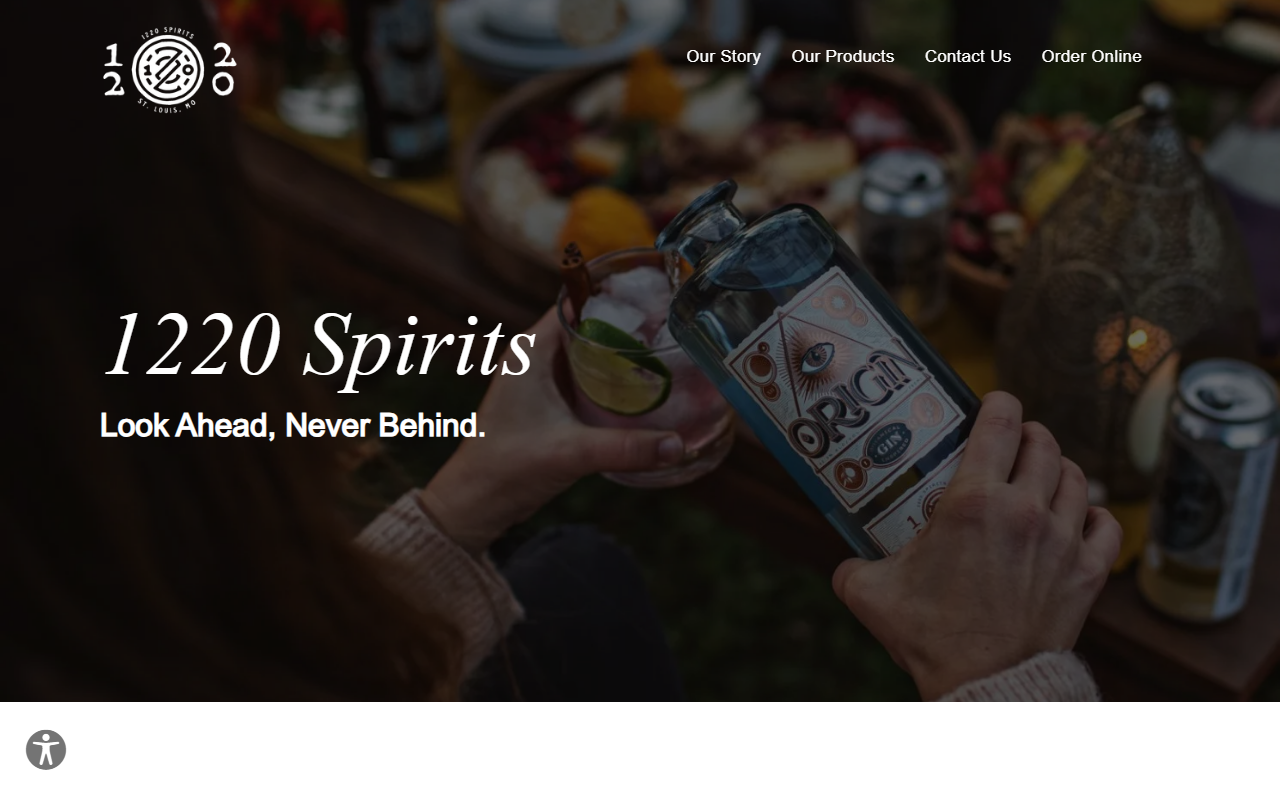1220spirits.com screenshot