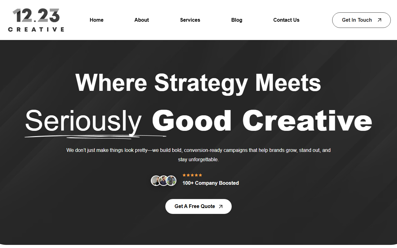 1223creative.com screenshot