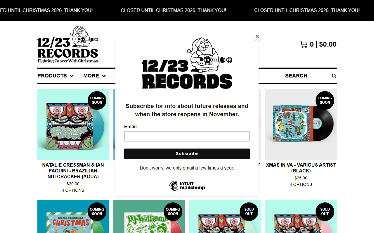 1223records.com screenshot