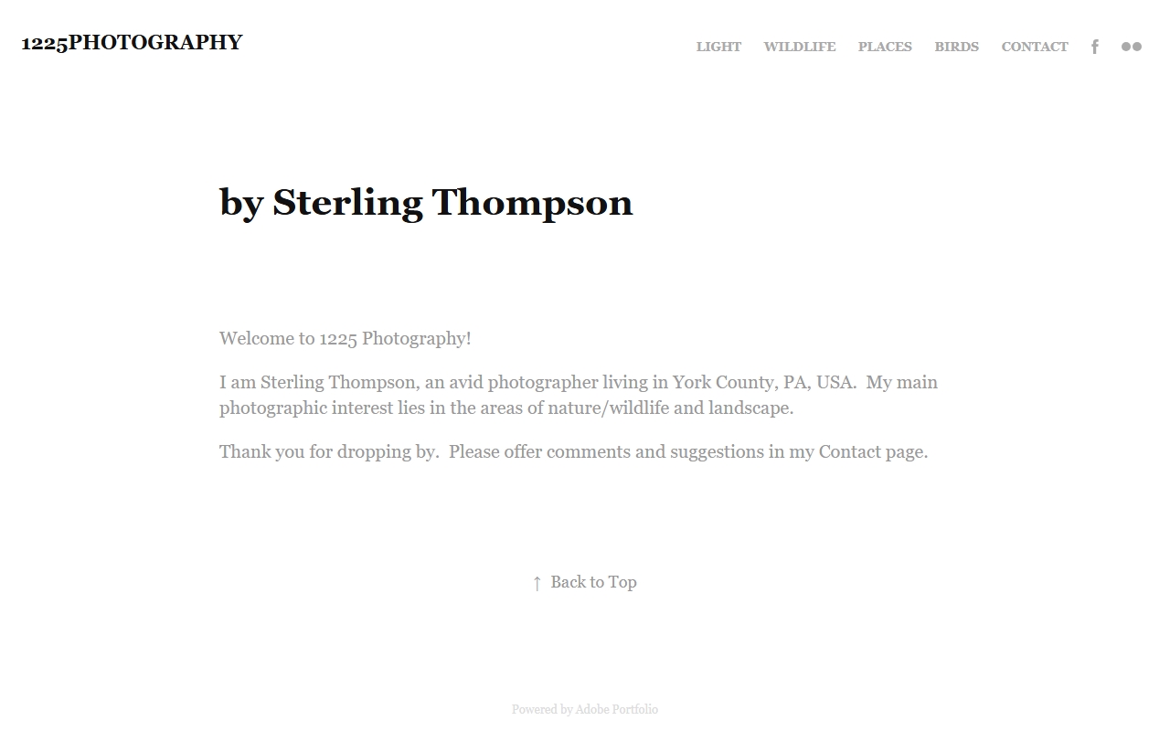 1225photography.com screenshot