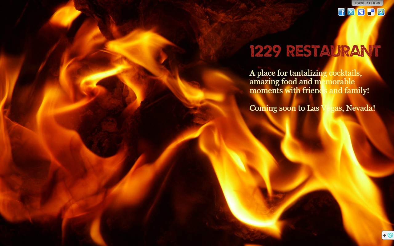 1229restaurant.com screenshot