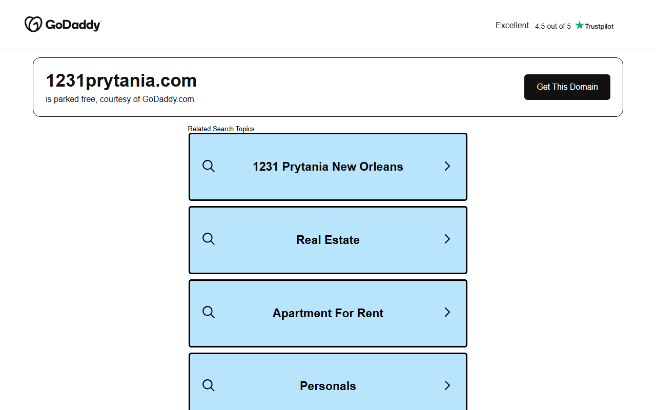 1231prytania.com screenshot