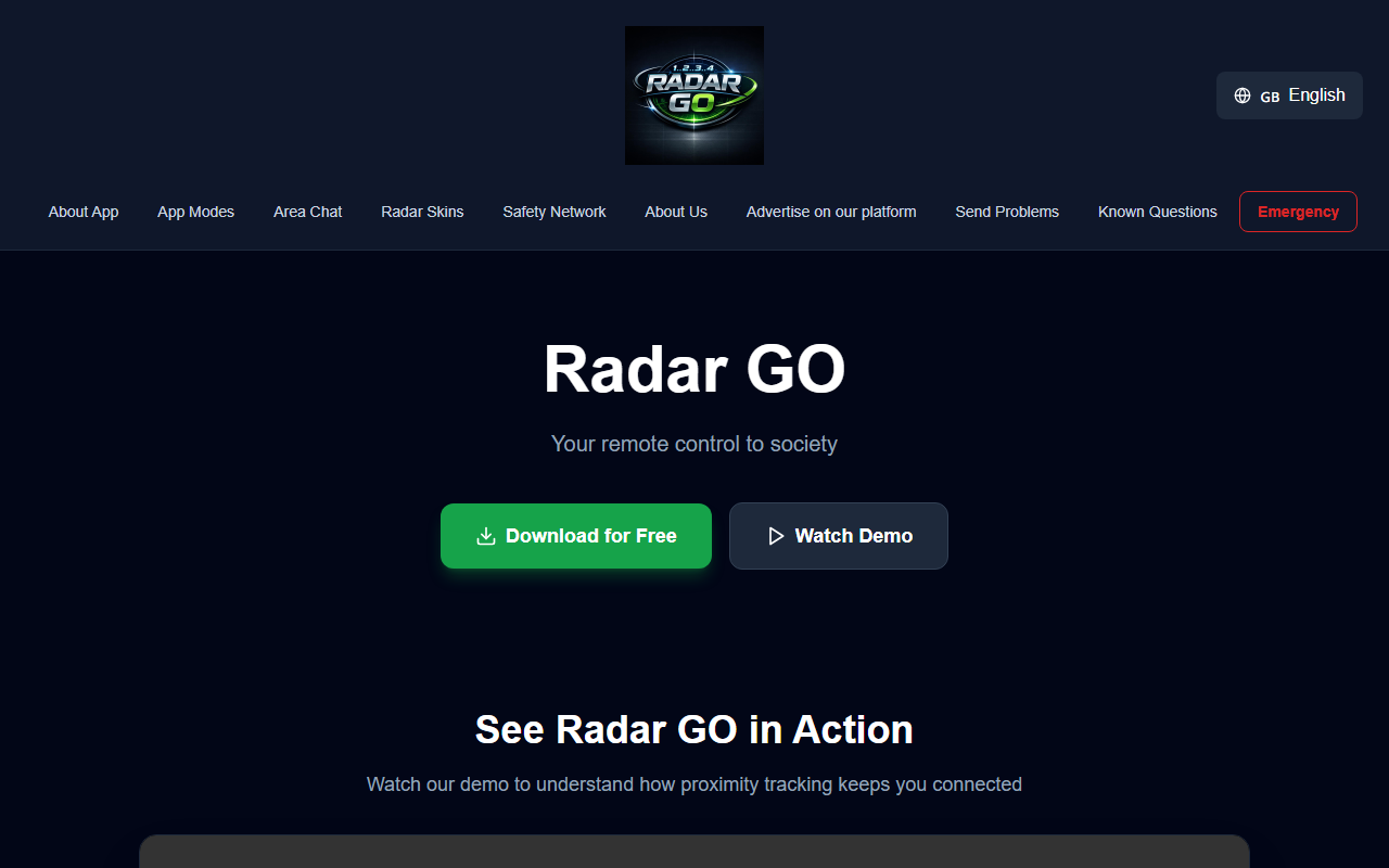1234radargo-app.com screenshot