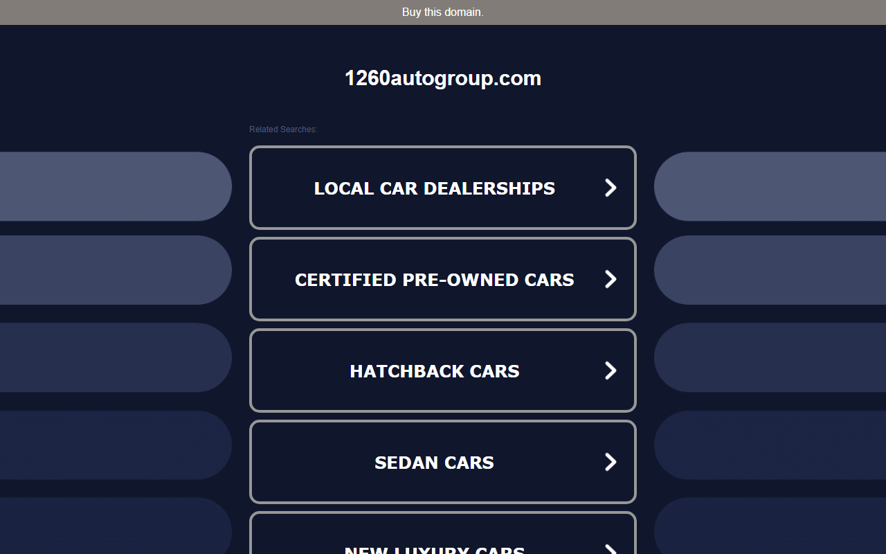 1260autogroup.com screenshot