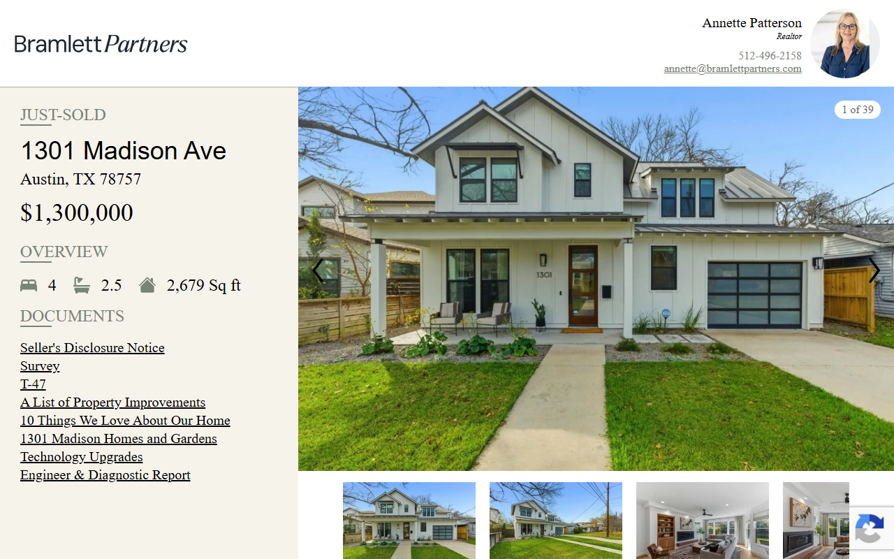 1301madison.com screenshot