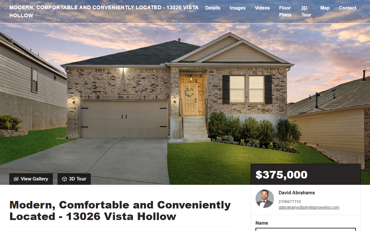 13026vistahollow.com screenshot