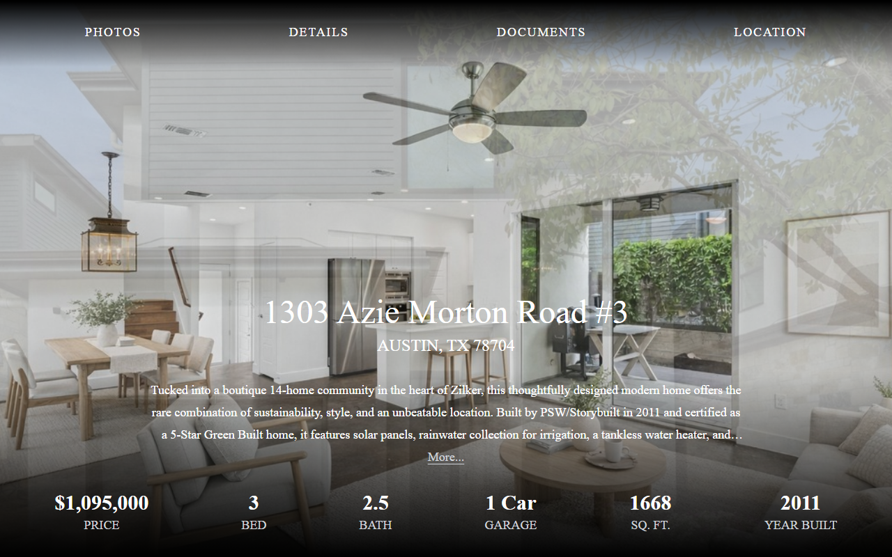 1303aziemorton.com screenshot