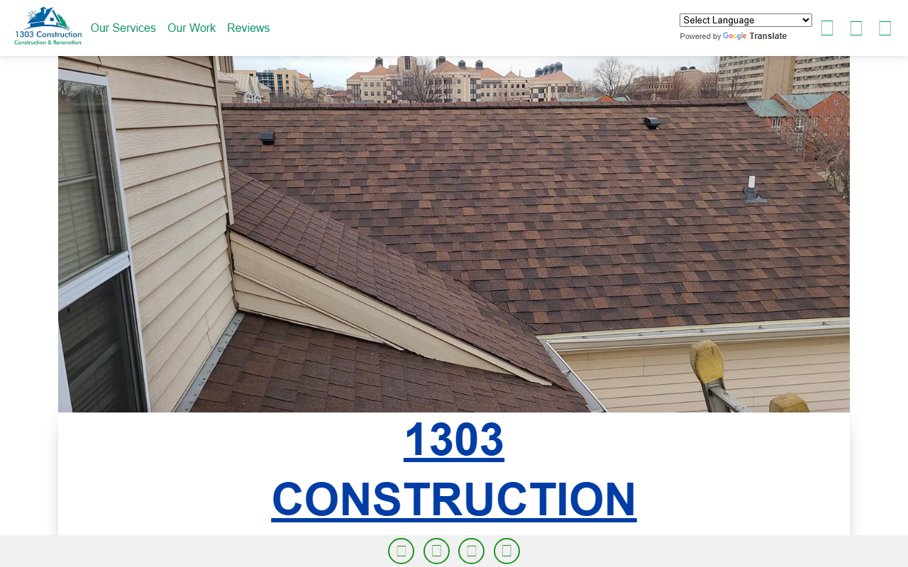 1303construction.com screenshot