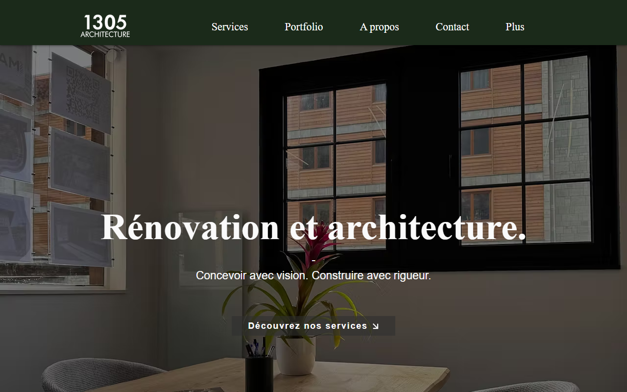 1305architecture.com screenshot