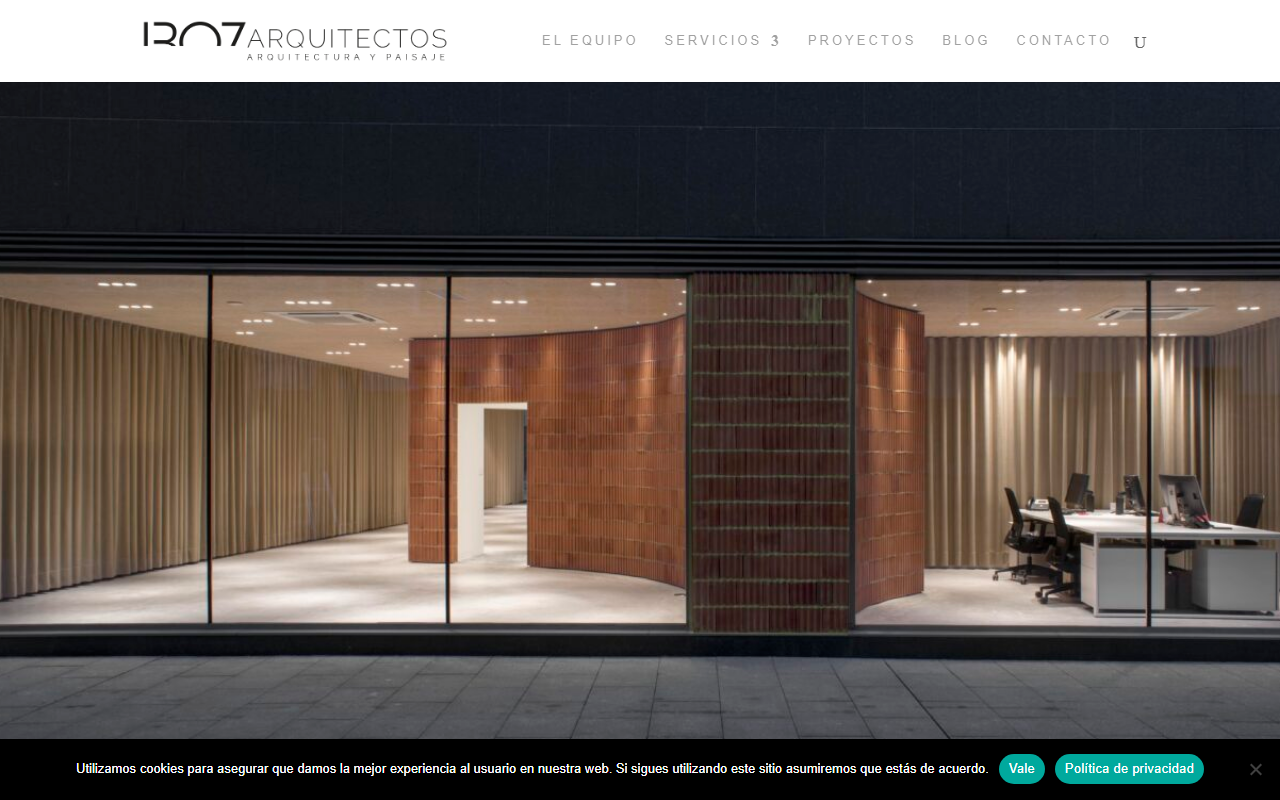 1307arquitectos.com screenshot