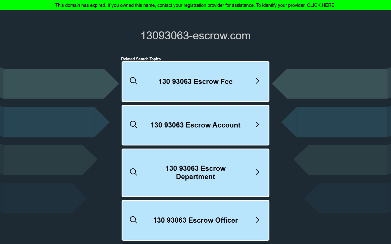 13093063-escrow.com screenshot