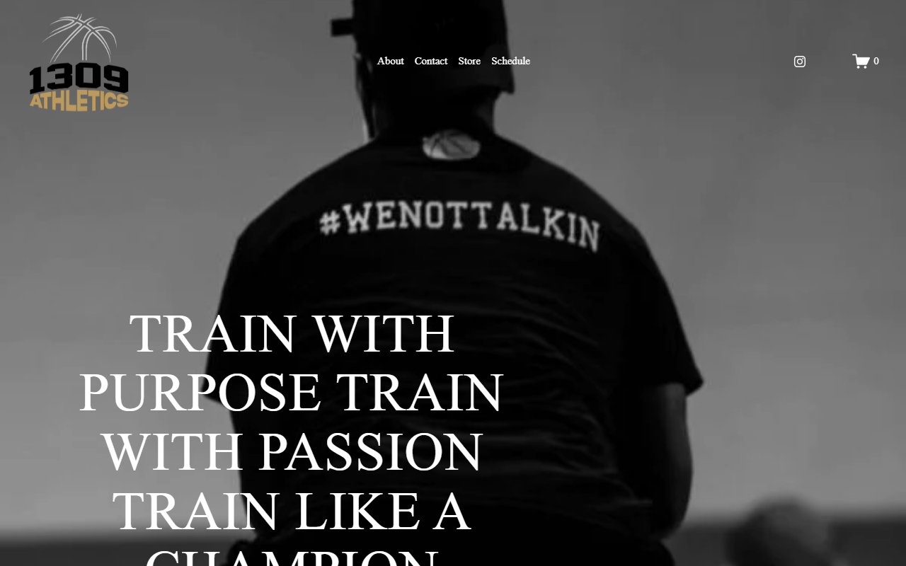 1309athletics.com screenshot