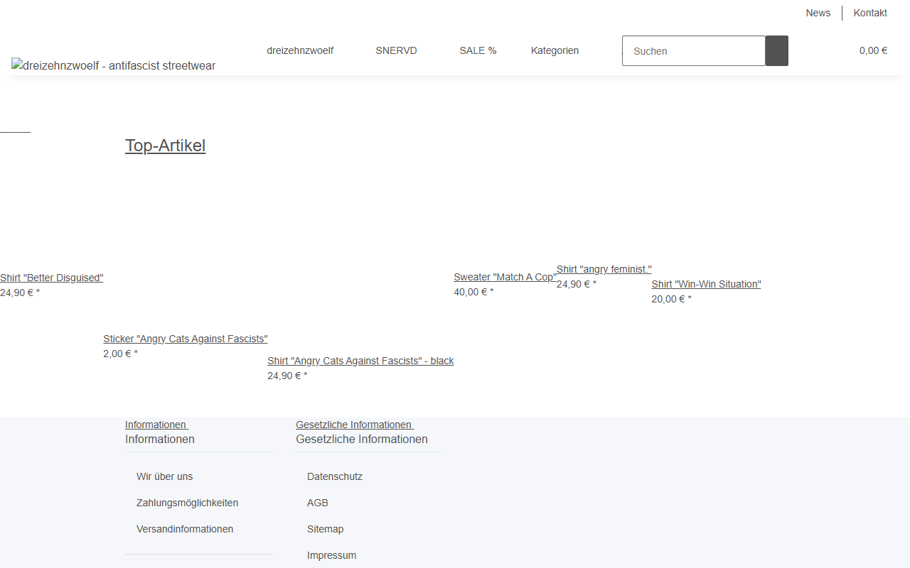 1312-streetwear.com screenshot