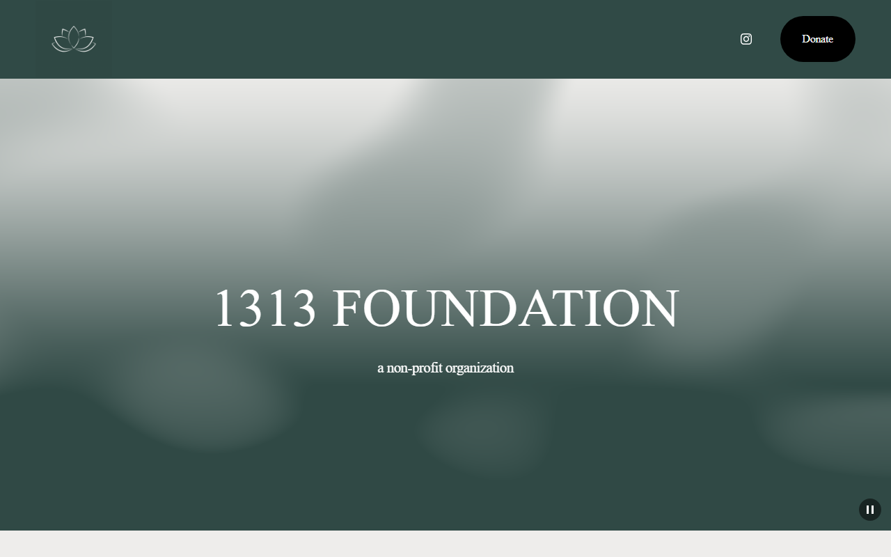 1313foundation.com screenshot