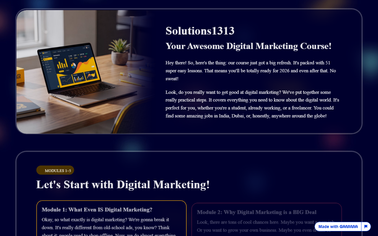 1313syllabus.com screenshot