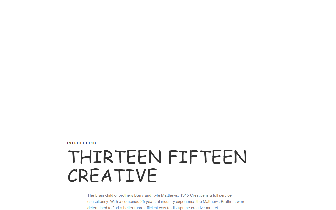 1315creative.com screenshot