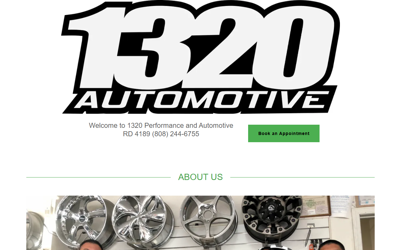 1320automotive.com screenshot