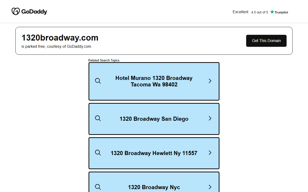 1320broadway.com screenshot