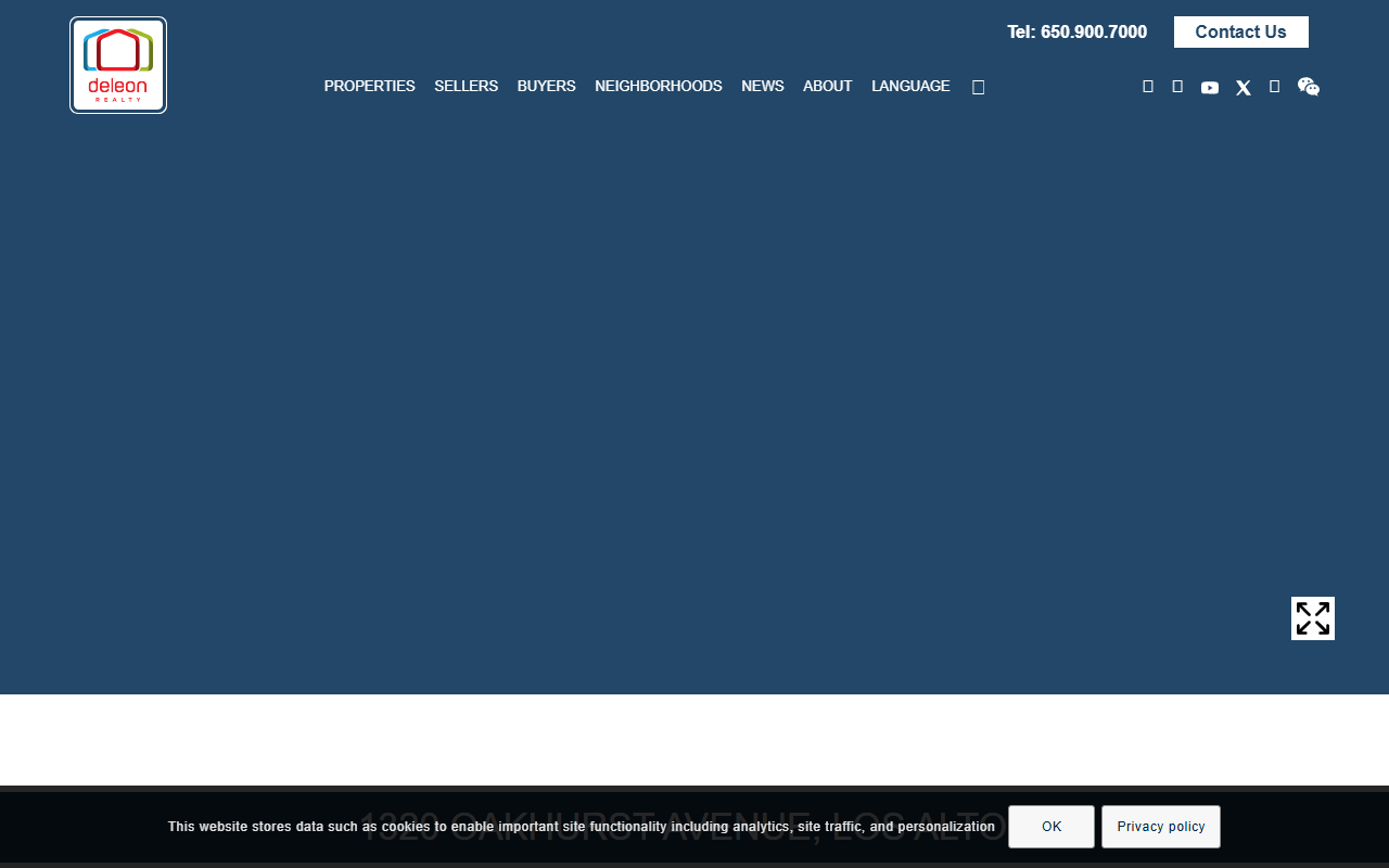 1320oakhurst.com screenshot