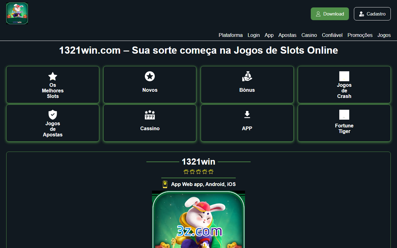 1321winslots.com screenshot