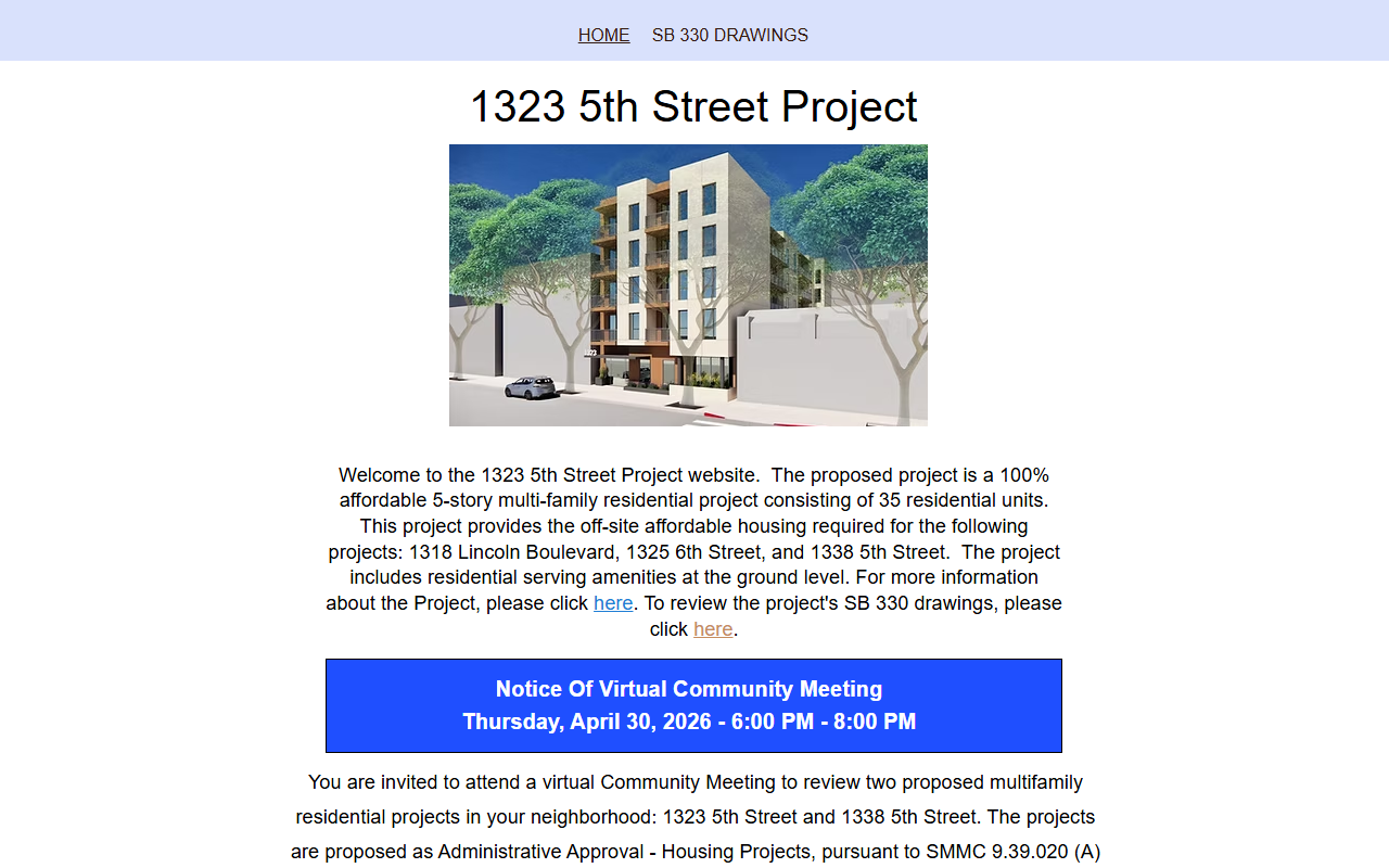 13235thproject.com screenshot