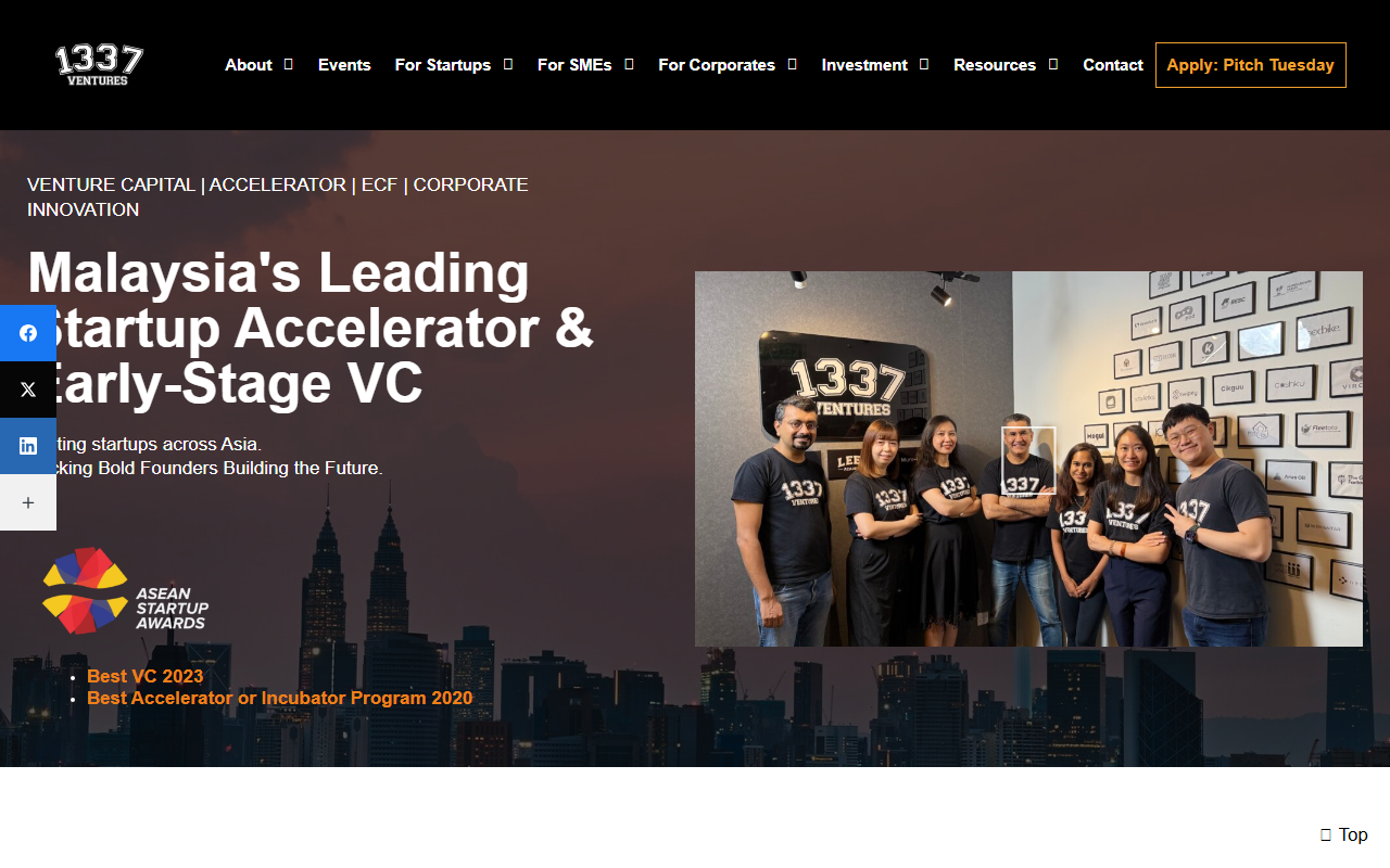 1337accelerator.com screenshot