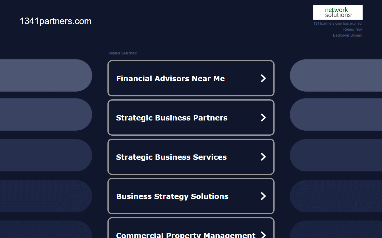 1341partners.com screenshot