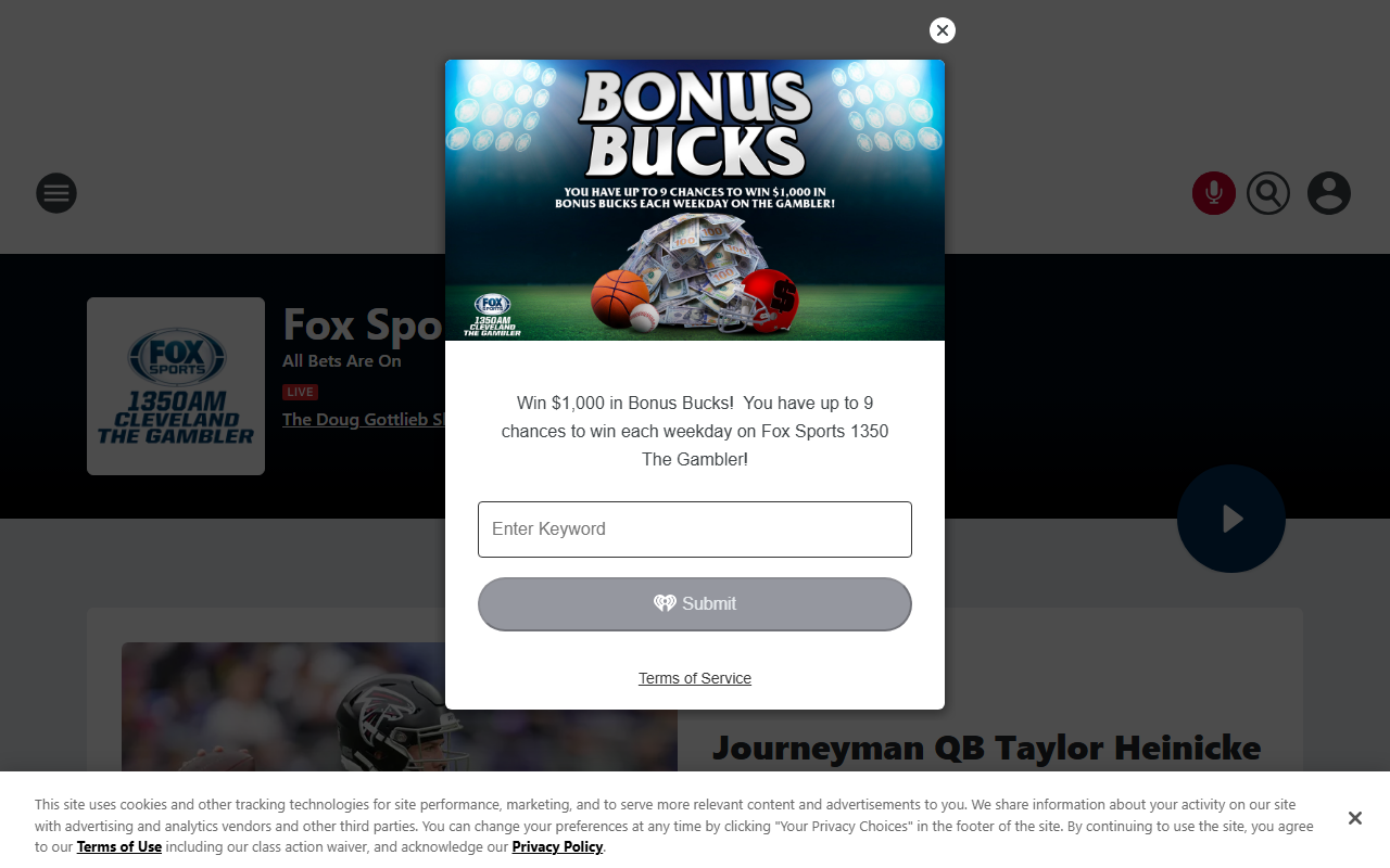 1350thegambler.com screenshot