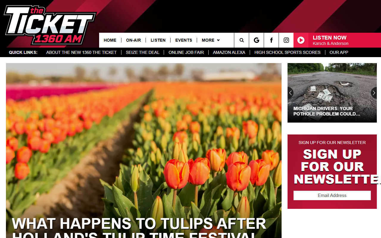 1360theticket.com screenshot