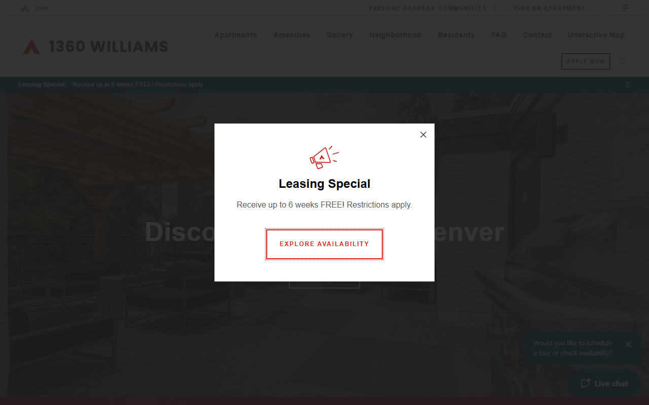 1360williams.com screenshot