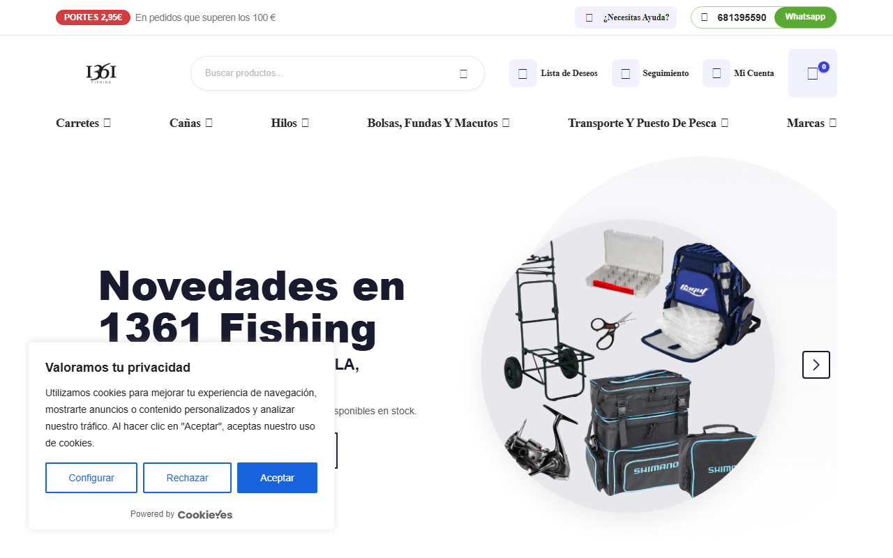 1361fishing.com screenshot