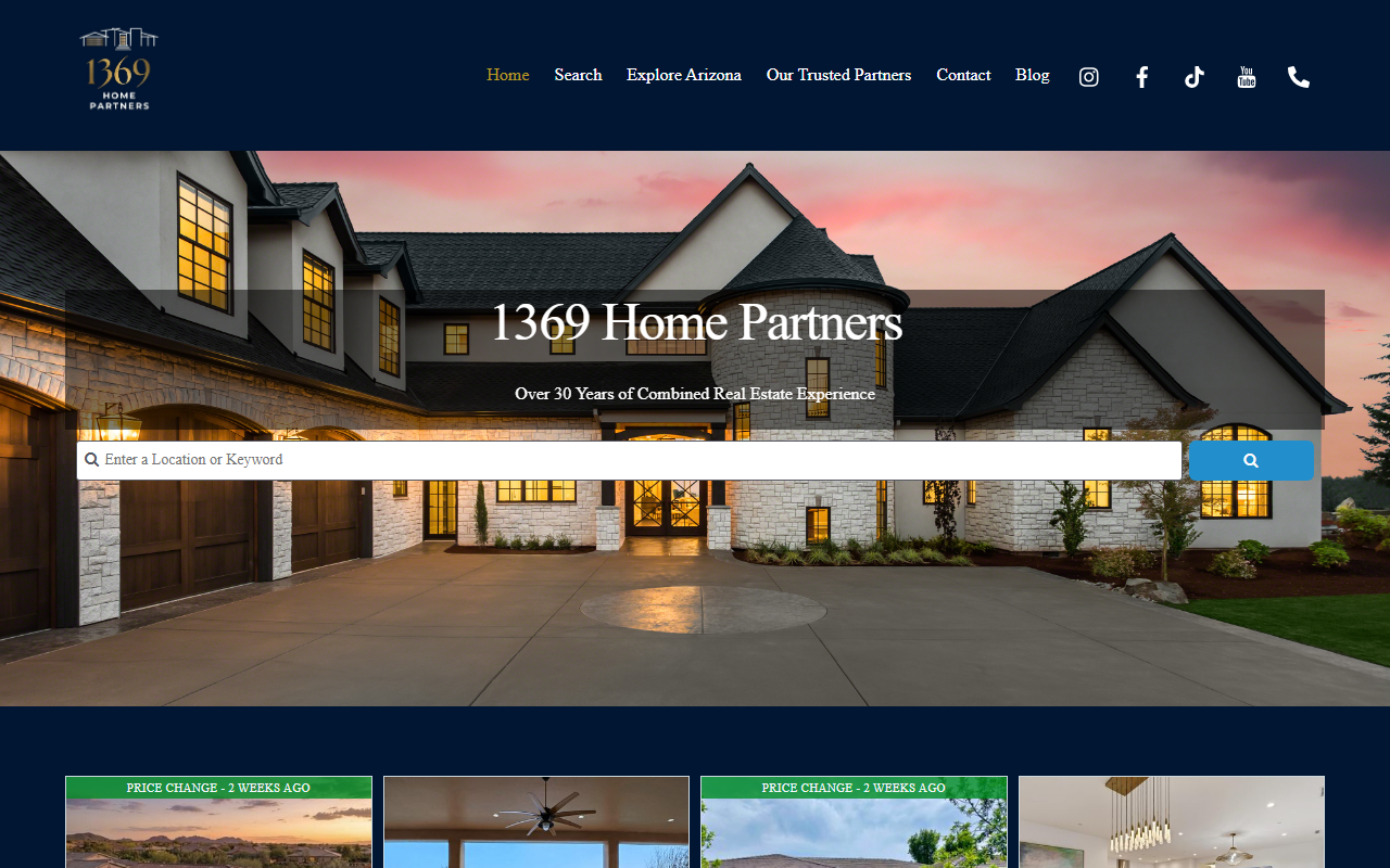 1369realtygroup.com screenshot