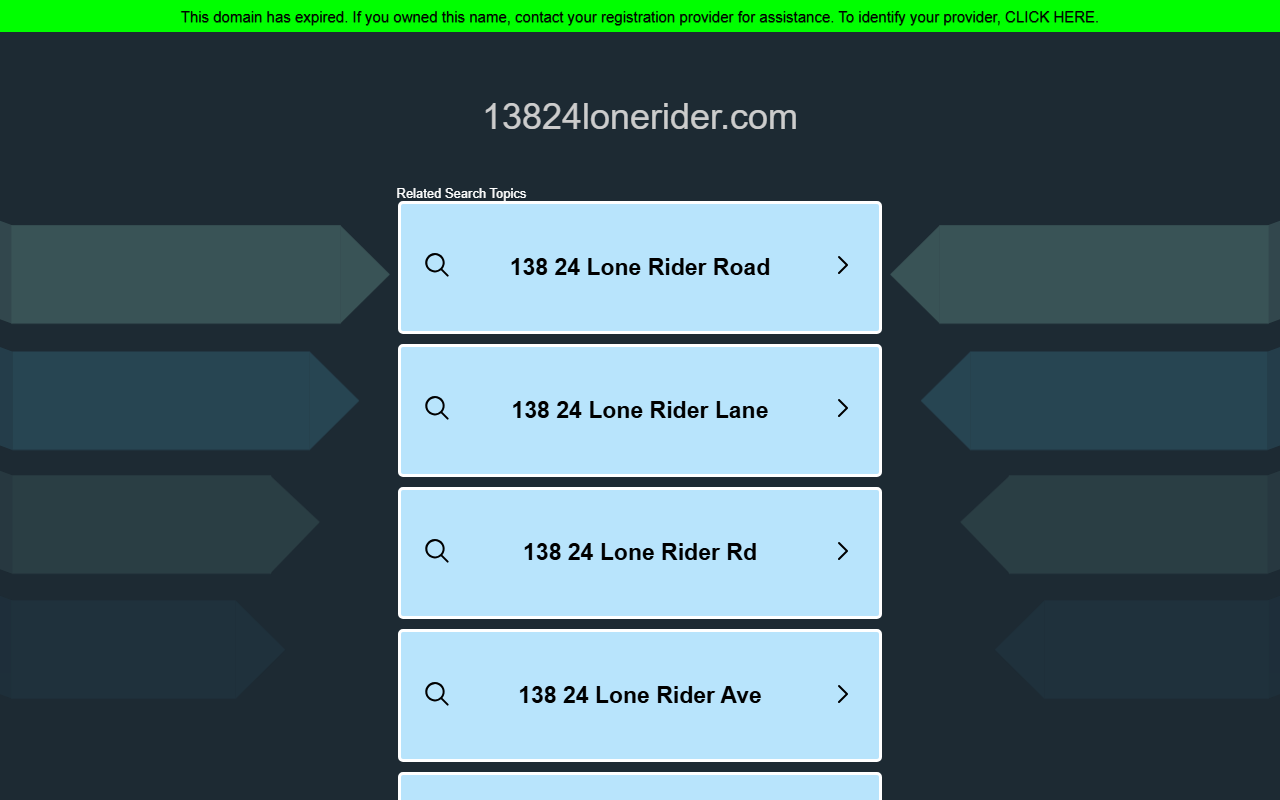 13824lonerider.com screenshot