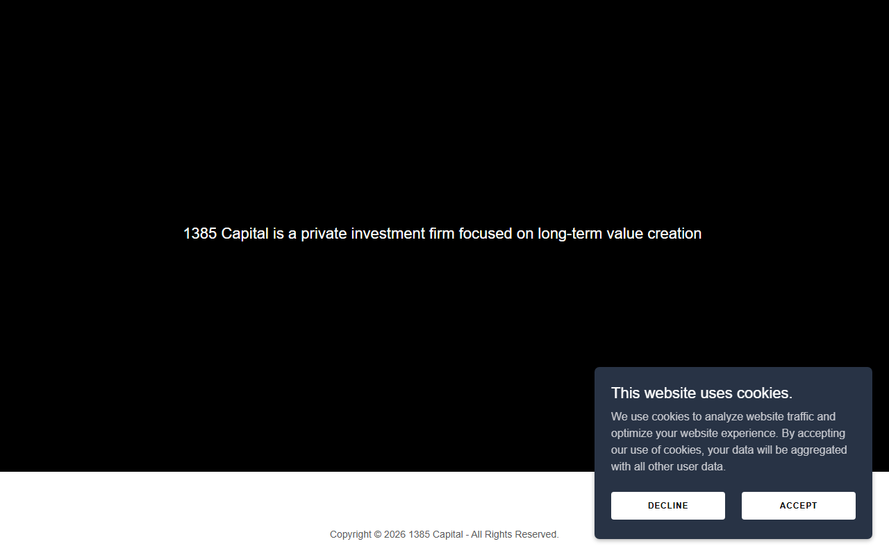 1385capital.com screenshot